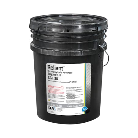 D-A Lubricant Co D-A Reliant Heavy Duty Engine Oil SAE 30 - 5 Gallon Plastic Pail 51938
